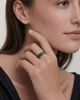 seree seree Chess Light Dark Cyan Jade Ring - 2
