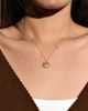 seree seree Choupette Cat Green Jade Pendant Necklace - 3