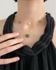 seree seree Choupette Cat Green Jade Pendant Necklace - 4