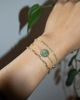 seree seree Coin Green Jade Bracelet - 4