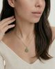 seree seree Coin Green Jade Hollow Necklace - 2