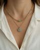 seree seree Coin Green Jade Hollow Necklace - 3