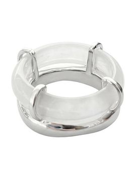 seree seree Cove White Gemstone Sculpted Ring 