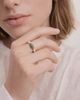 seree seree Isa Jade and Beaded Pearl Stretch Ring - 2