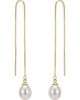 seree seree Lilith Freshwater Pearl Thread Earrings - 1