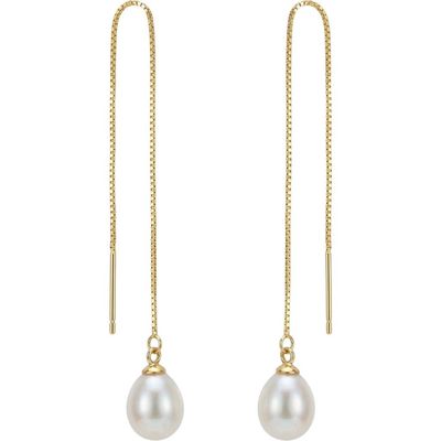 seree seree Lilith Freshwater Pearl Thread Earrings