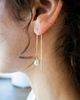 seree seree Lilith Freshwater Pearl Thread Earrings - 4