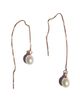 seree seree Lilith Freshwater Pearl Thread Earrings - 5