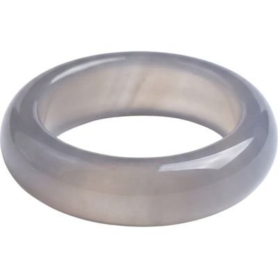 seree seree Mist Grey Purple Agate Ring 
