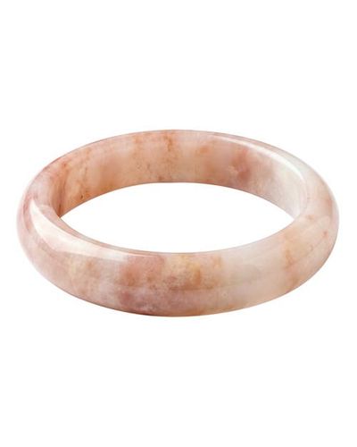 seree seree Peach Blossom Pink Gemstone Bangle 