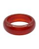 seree seree Persimmon Dark Orange Agate Ring - 1