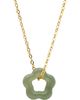 seree seree Plum Blossom Green Jade Pendant Necklace - 1