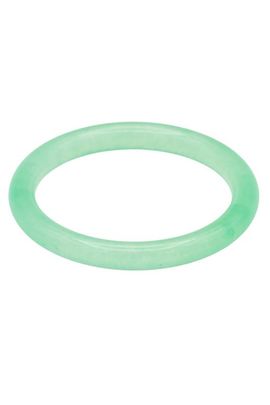 seree seree Pond Jade-Green Skinny Round Gemstone Bangle