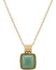 seree seree Puzzle Jade-Green Aventurine Pendant Necklace - 1