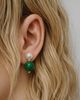 seree seree Robyn Pearl and Jade Drop Earrings - 2