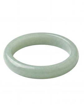 seree seree Smoke Opaque Jade-Green Aventurine Bangle