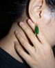 seree seree Waterdrop green drop earrings - 4