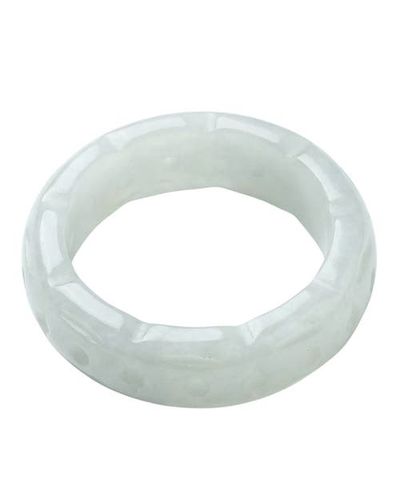seree seree Weave Off-White Jade Ring