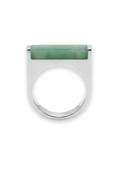 seree seree Year of the Horse Hanbai Jade Saddle Ring