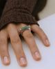 seree seree Year of the Horse Hanbai Jade Saddle Ring - 4