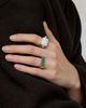 seree seree Year of the Horse Hanbai Jade Saddle Ring - 5