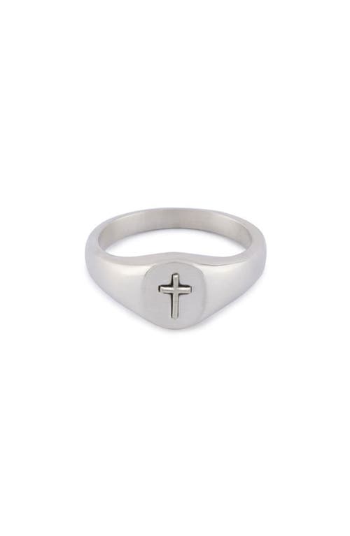Serge DeNimes Serge DeNimes Cross Signet Ring