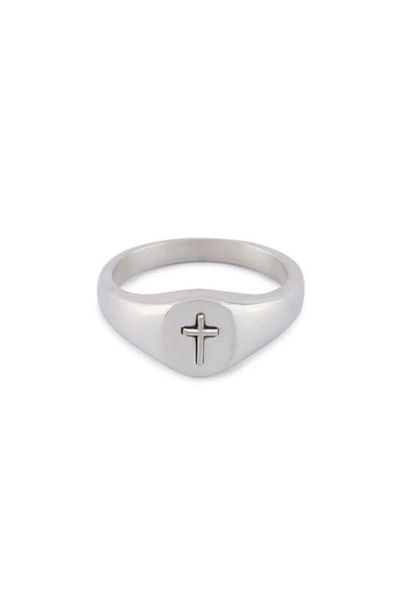 Serge DeNimes Serge DeNimes Cross Signet Ring
