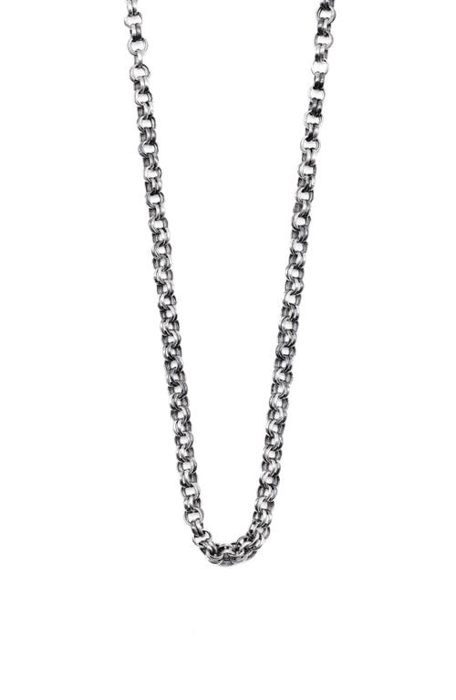 Serge DeNimes Serge DeNimes Men's Silver Maille Chain Necklace 
