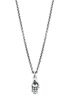 Serge DeNimes Serge DeNimes Men's Silver Oracle Necklace 