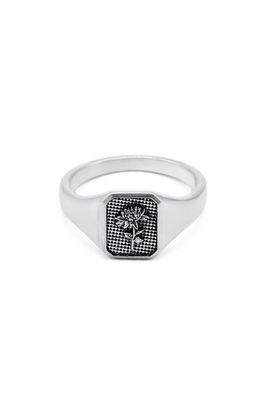 Serge DeNimes Serge DeNimes Silver Chrysanth Ring 
