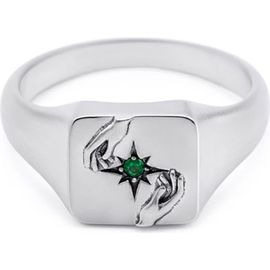 Serge DeNimes Serge DeNimes Silver Oracle Ring 