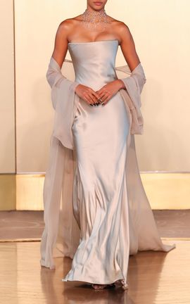 Sergio Hudson Sergio Hudson Corset Heavy Charmeuse Gown