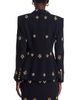 Sergio Hudson Sergio Hudson Crystal Embroidered Wool Blazer - 3