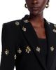 Sergio Hudson Sergio Hudson Crystal Embroidered Wool Blazer - 5