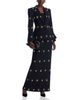 Sergio Hudson Sergio Hudson Crystal Embroidered Wool Blazer - 6