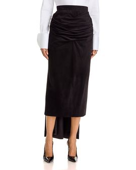 Sergio Hudson Sergio Hudson Suede Sash Midi Skirt