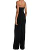 Sergio Hudson Women's Satin Lapel Halter Crepe Jumpsuit - 5