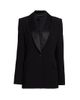 Sergio Hudson Women's Satin Shawl Lapel Blazer - 1
