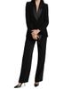 Sergio Hudson Women's Satin Shawl Lapel Blazer - 2