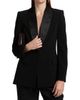 Sergio Hudson Women's Satin Shawl Lapel Blazer - 3