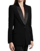 Sergio Hudson Women's Satin Shawl Lapel Blazer - 4