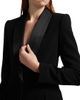 Sergio Hudson Women's Satin Shawl Lapel Blazer - 6