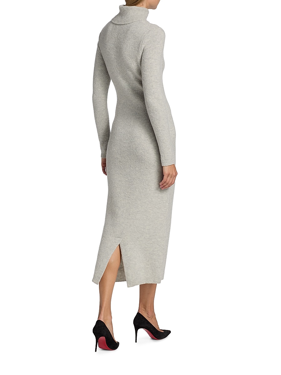 hudson grey dress Sergio shirring