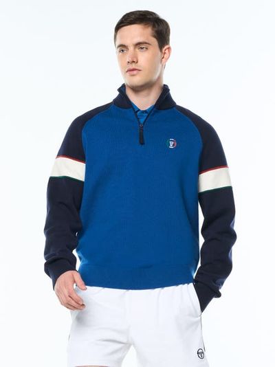 Sergio Tacchini Sergio Tacchini Tricolore Quater-Zip Sweater