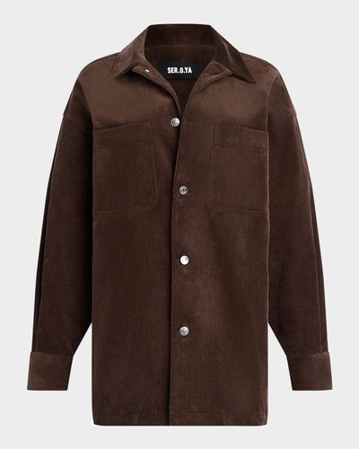 SEROYA April Corduroy Shirt Jacket