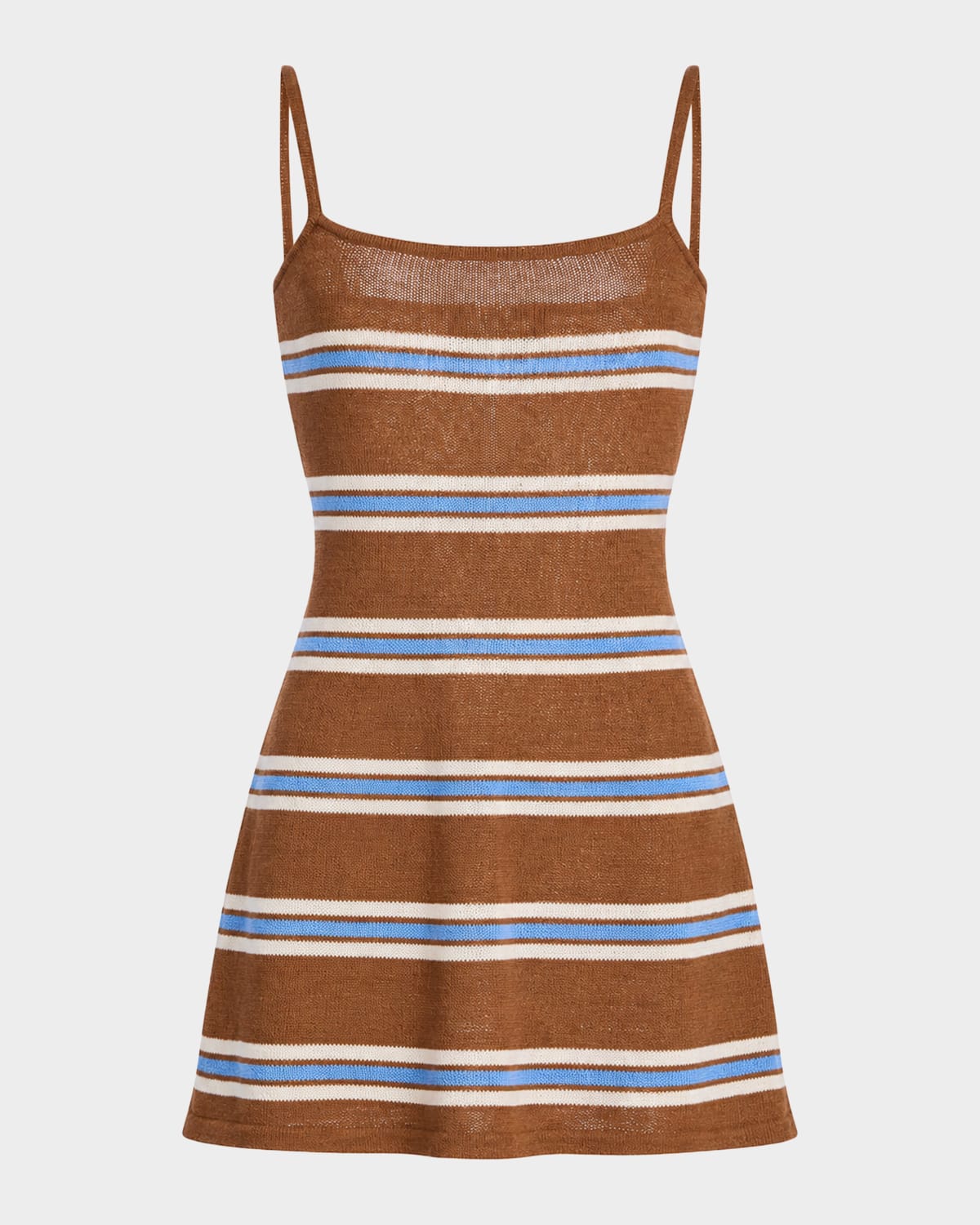 SEROYA Azriel Striped Knit Mini Dress