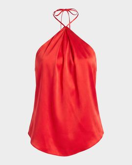 SEROYA Beckham Satin Tank Top