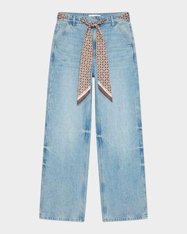 SEROYA Bond Sash Belt Baggy Jeans