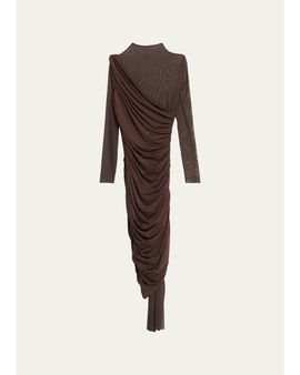 SEROYA Dane Mesh Midi Dress