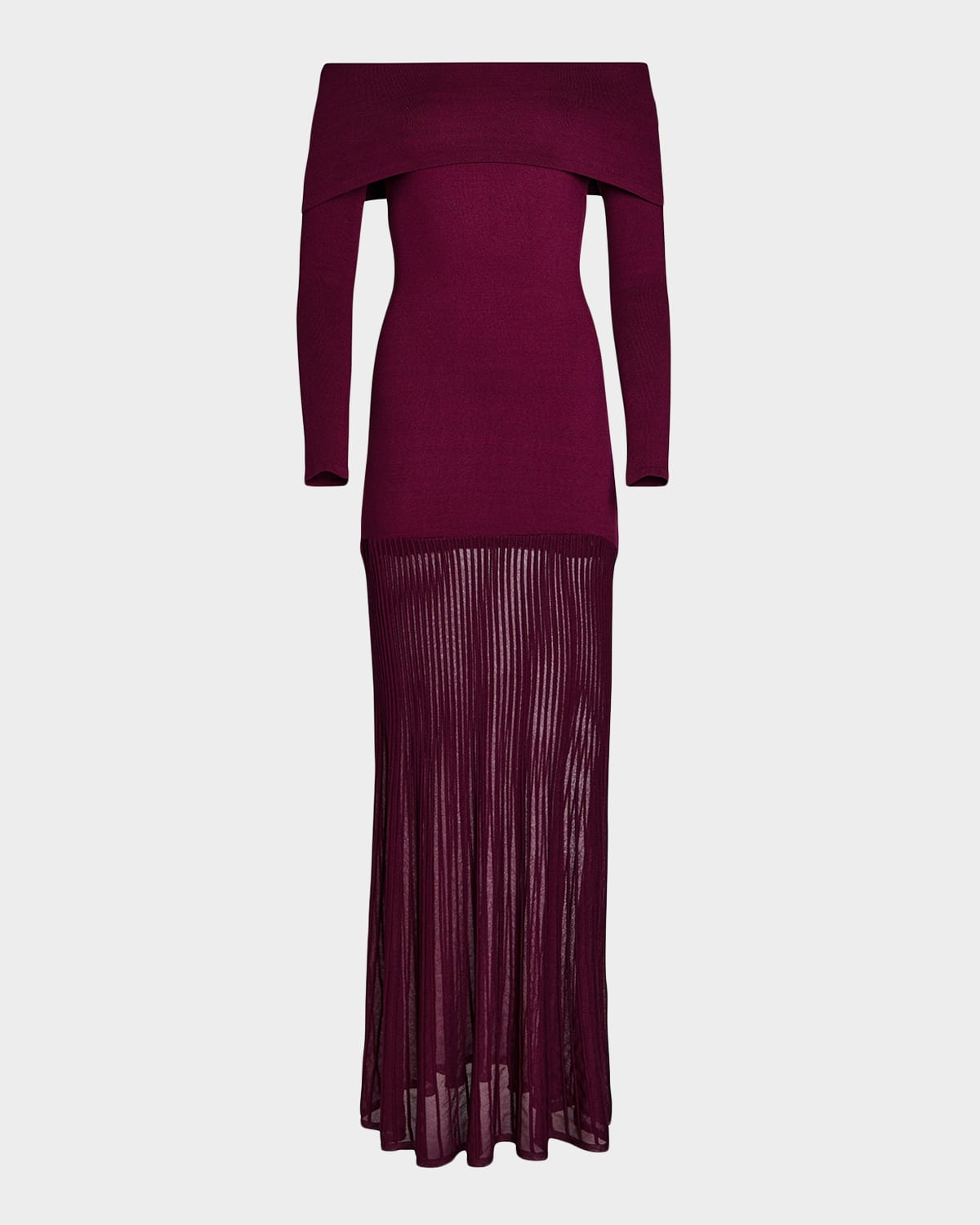 SEROYA Isotta Off-Shoulder Knit Dress